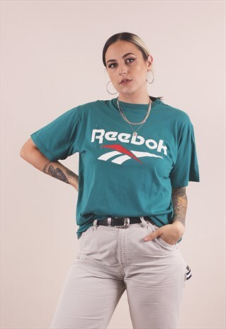 VINTAGE 90S REEBOK BIG LOGO T-SHIRT /A7141