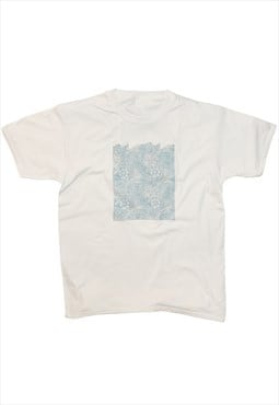William Morris Blue Marigold T-Shirt Retro Art