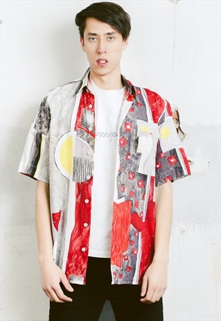 VINTAGE 90S PATTERNED SHIRT