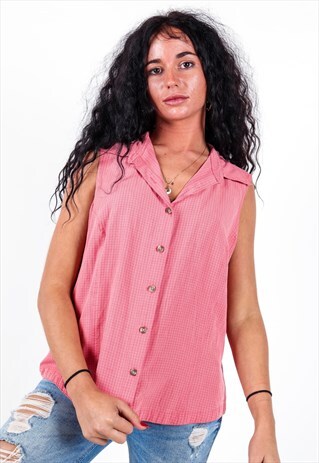 VINTAGE COLUMBIA SLEEVELESS SHIRT S1422