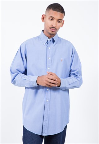 VINTAGE 80S CLASSIC POLO RALPH LAUREN SHIRT / S2506