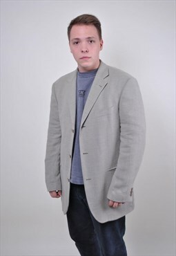 Hugo Boss formal jacket, vintage minimalist blazer - XL