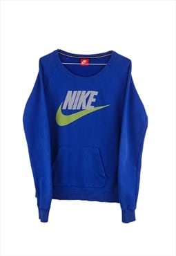 Vintage Nike with Green Swoosh in Blue S