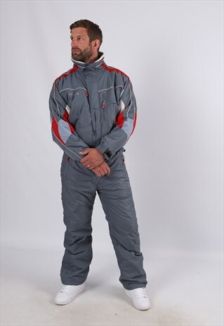VINTAGE Y2K BRUGI FULL SKI SUIT SNOW UK M 40" (6FZ)
