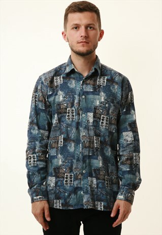90S MADE IN SWIZ VINTAGE RENATO CAVALLI SHIRT 16204