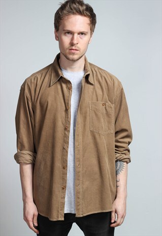VINTAGE OVERSIZED CORDUROY SHIRT