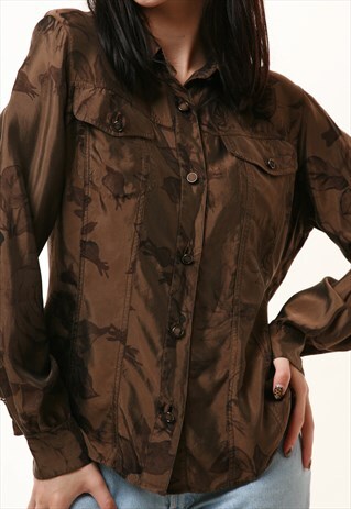 80S VINTAGE MAX MARA SPORTMAX OVERSIZED BLOUSE SHIRT 789