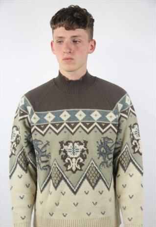VINTAGE PATTERNED JUMPER