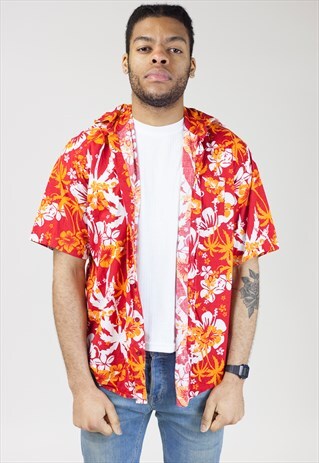 VINTAGE 90S FLOWER PATTERNED SHIRT