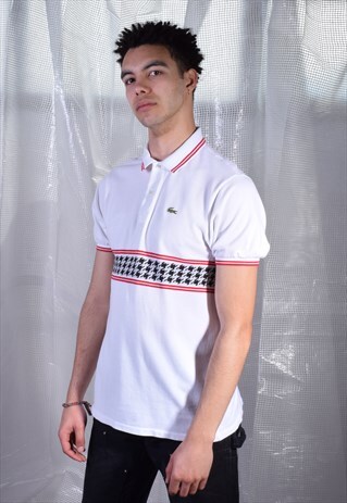 VINTAGE LACOSTE WHITE POLO SHIRT
