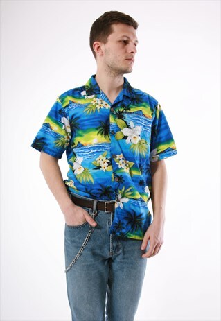 90S VINTAGE FAVANT SUMMER HAWAII RARE OLDSCHOOL SHIRT 13670