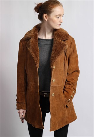 VINTAGE SUEDE SHEEPSKIN JACKET