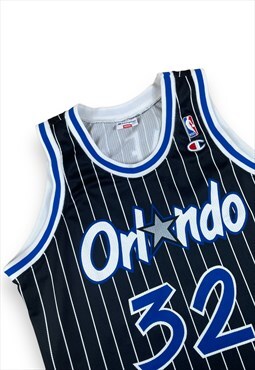 Champion Vintage 90s Black and blue Orlando Magic basketball