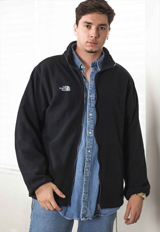 VINTAGE NORTH FACE FLEECE JACKET LOGO 90S XXL 18.4