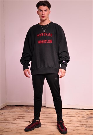 VINTAGE CHAMPION REVERSE WEAVE EMBROIDERED SWEATSHIRT