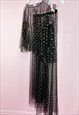 TWANG SET GOLD DOTS BLACK