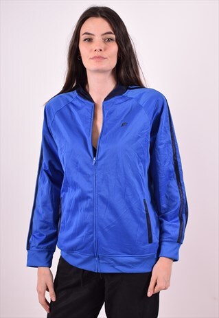 STARTER WOMENS VINTAGE TRACKSUIT TOP JACKET XXL BLUE 90S