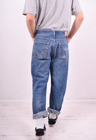 LEVI'S MENS VINTAGE JEANS W36 L31 BLUE 90'S