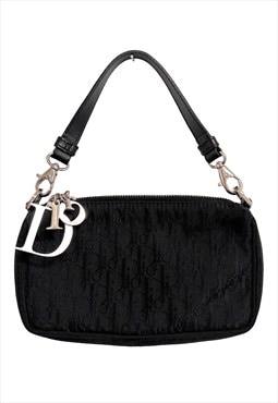 Christian Dior Handbag Bag Diorissimo Logo Monogram Black