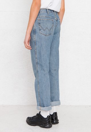 VINTAGE RETRO BLUE WRANGLER DENIM JEANS