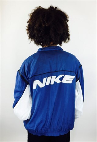 NIKE 80S WINDBREAKER BIG LOGO JACKET