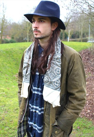 VINTAGE 70S MOD PAISLEY SCARF - SAMMY - INDIE