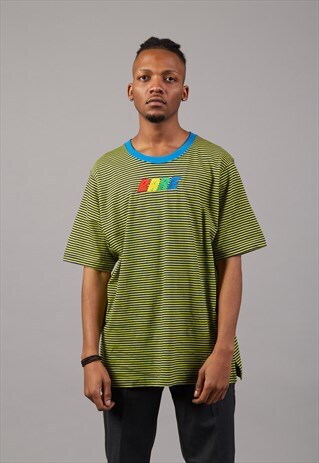 90S STRIPE OVERSIZED RARE T-SHIRT