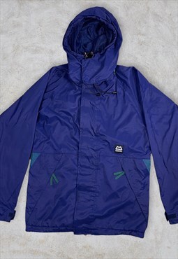 Vintage Mountain Equipment Blue Jacket Waterproof Medium