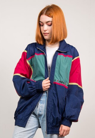 VINTAGE 90'S COLOURBLOCK TRACKSUIT JACKET