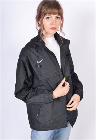VINTAGE NIKE WINDBREAKER JACKET BLACK
