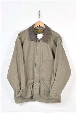 Vintage Timberland Workwear Field Jacket Khaki Large