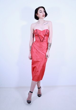 RED SWEET HEART DRESS
