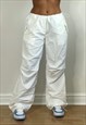 Festival cargo Trousers Y2K Style in White