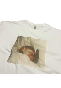 Sleeping Monkey Meme T-Shirt Funny