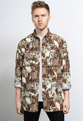 VINTAGE CORDUROY CORD SHIRT