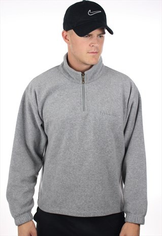 VINTAGE 90S SERGIO TACCHINI 1/4 ZIP FLEECE SWEATSHIRT