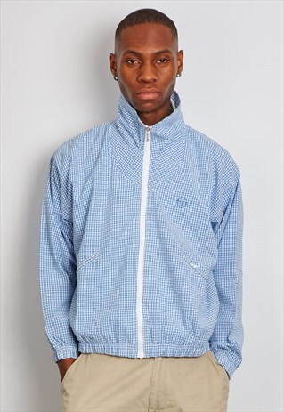 RARE VINTAGE 90'S SERGIO TACCHINI SEERSUCKER GINGHAM JACKET