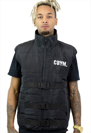 BLACK TACTICAL UTILITY VEST/GILET