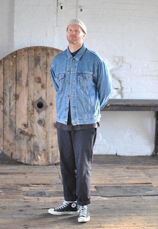90S LEVI'S RED TAB TRUCKER DENIM JACKET LEVI