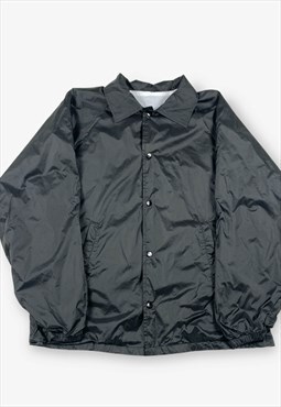 Vintage plain coach jacket black large BV16619