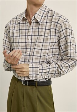 Men's texture plaid shirt AW2022 VOL.1