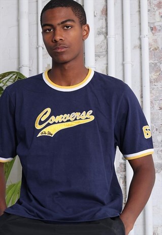VINTAGE CONVERSE LOGO T-SHIRT BLUE