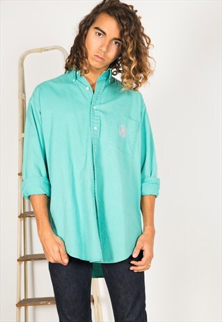 VINTAGE 80S POLO RALPH LAUREN SHIRT / R0158