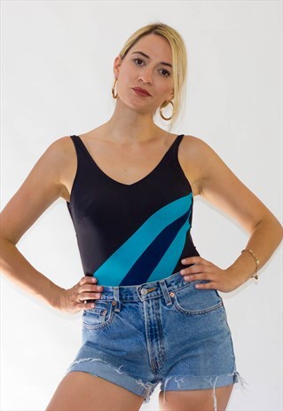 VINTAGE 80'S SWIMSUIT / BODYSUIT
