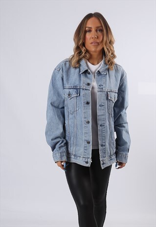 LEVIS DENIM JACKET OVERSIZED FITTED UK 18 (54K)