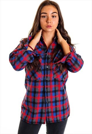 VINTAGE FLANNEL SHIRT S946