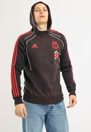 VINTAGE ADIDAS HOODIE BROWN