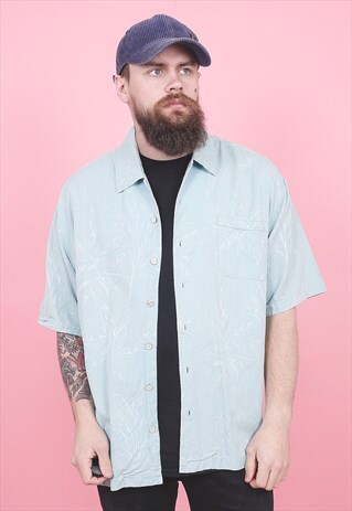 VINTAGE CRAZY PATTERNED SHIRT /R12174