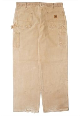 Vintage Carhartt Workwear Beige Carpenter Trousers Womens