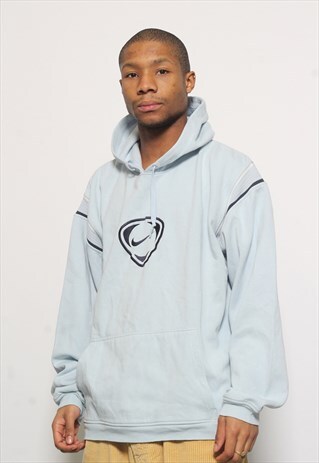VINTAGE NIKE HOODIE BLUE
